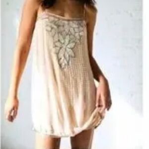 New Free People Crystals Vision Mini Dress
